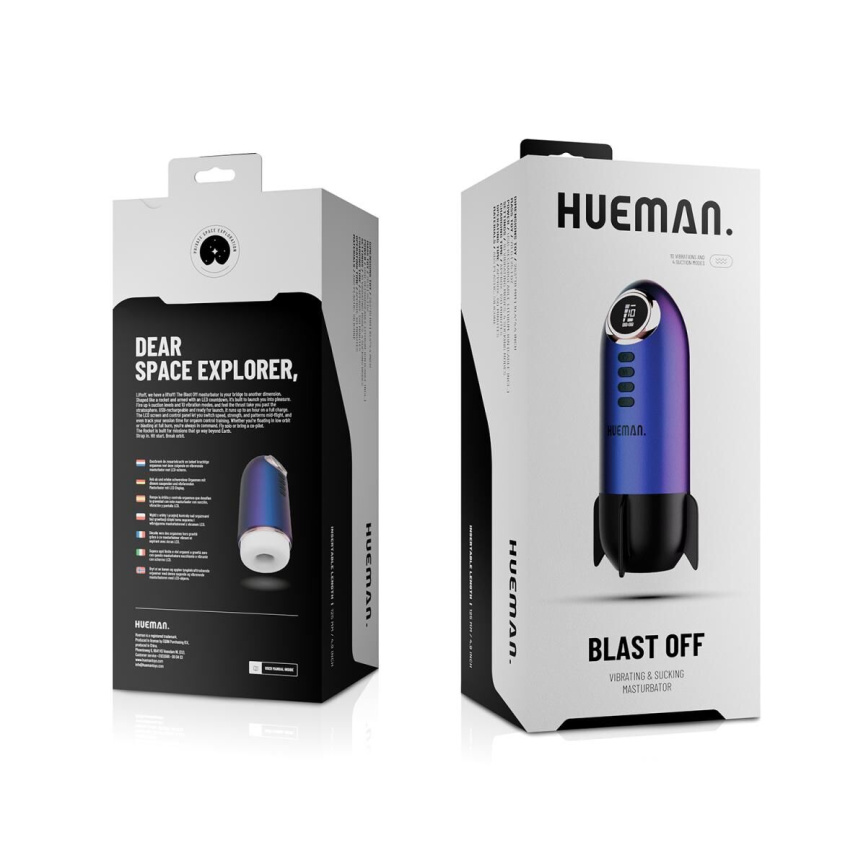Мастурбатор Hueman - Blast Off Rocket Masturbator фото 5