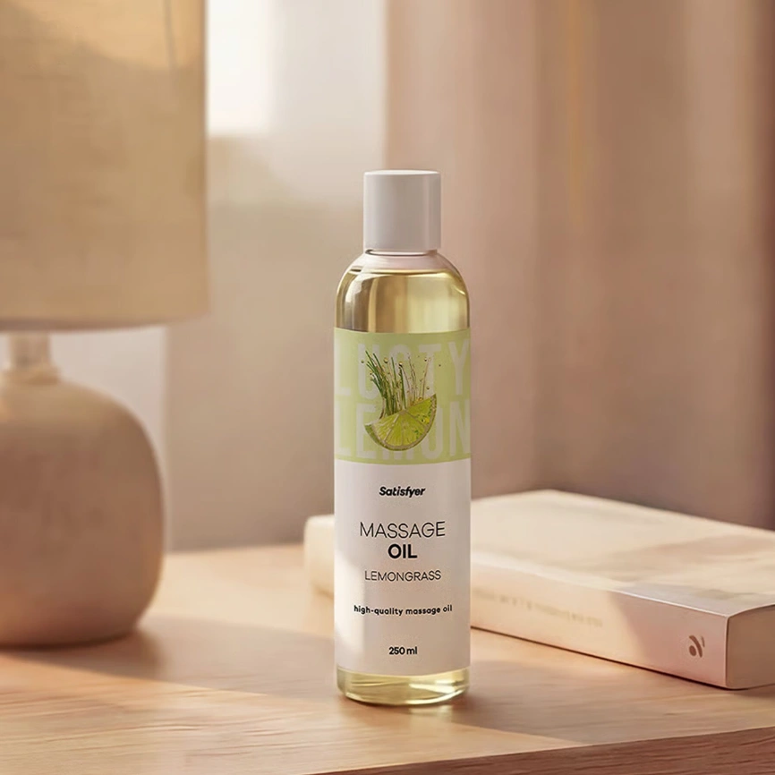 Распродажа!!! Массажное масло Satisfyer Massage Oil Lemongrass 250 мл (срок 30.04.2027) фото 8