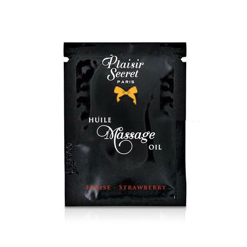 Пробник масажної олії Plaisirs Secrets Strawberry (3 мл) фото 1