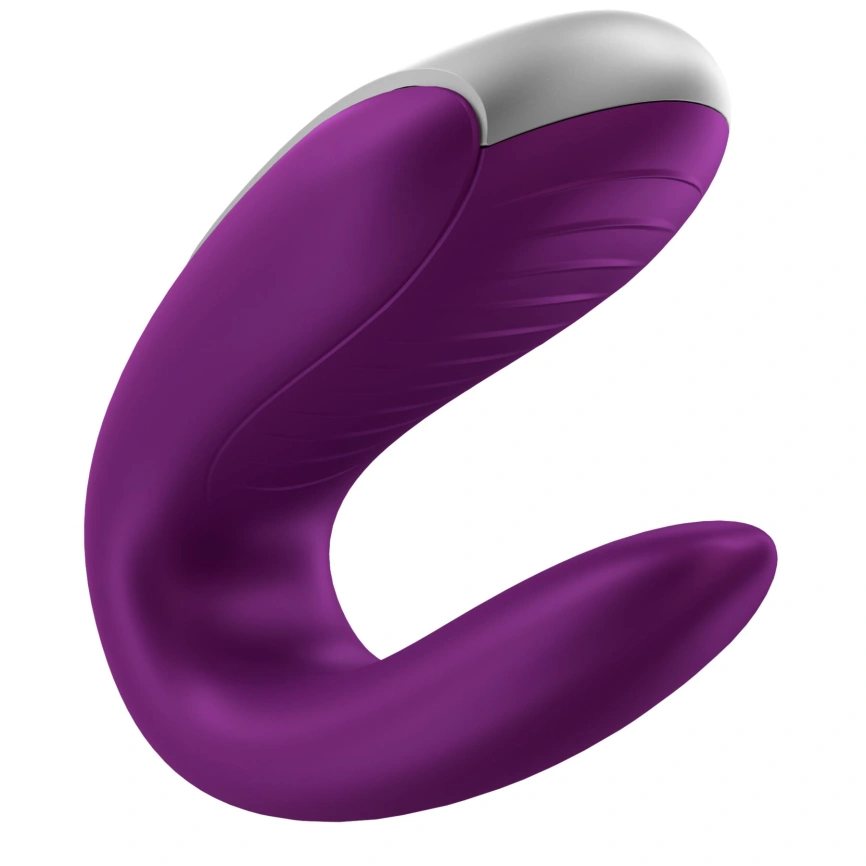 Смарт-вибратор для пар Satisfyer Double Fun (Violet) с пультом ДУ фото 2