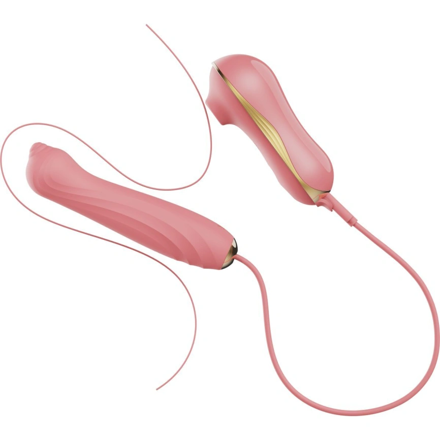 Набор 3в1 Zalo – UNICORN Set Pink, виброяйцо, пульсатор, вакуумный стимулятор фото 13