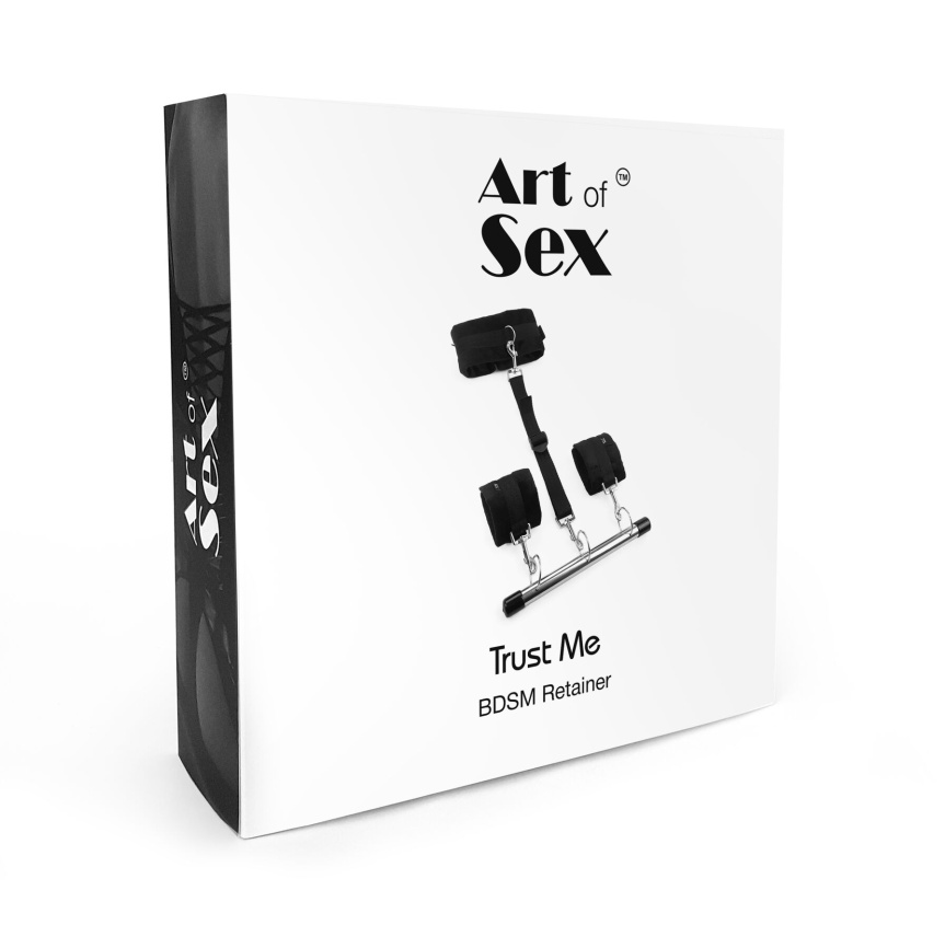 Фіксатор для рук та шиї Art of Sex - Trust me, колір чорний фото 4