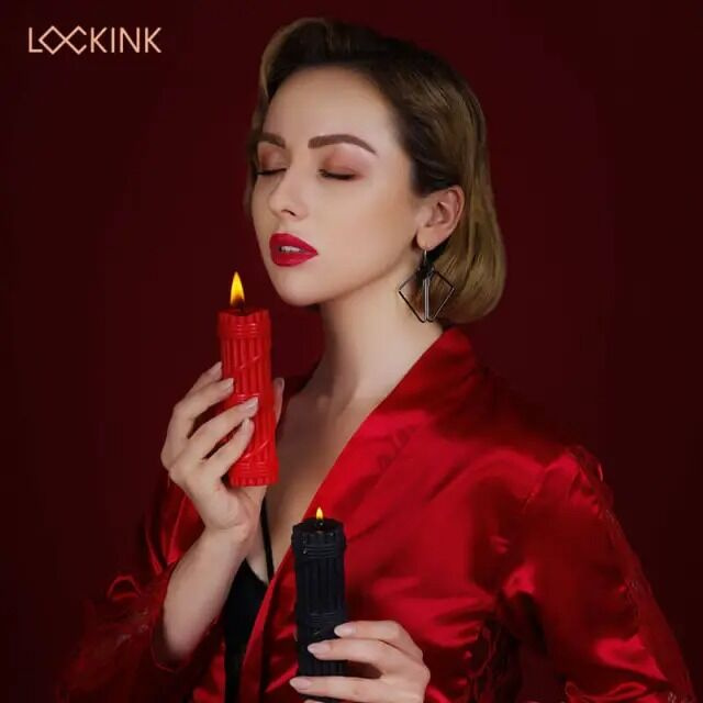 БДСМ-свічки LOCKINK SEVANDA Fetish Drip Candles Set, 2 шт, низькотемпературні, шкребок у комплекті фото 5