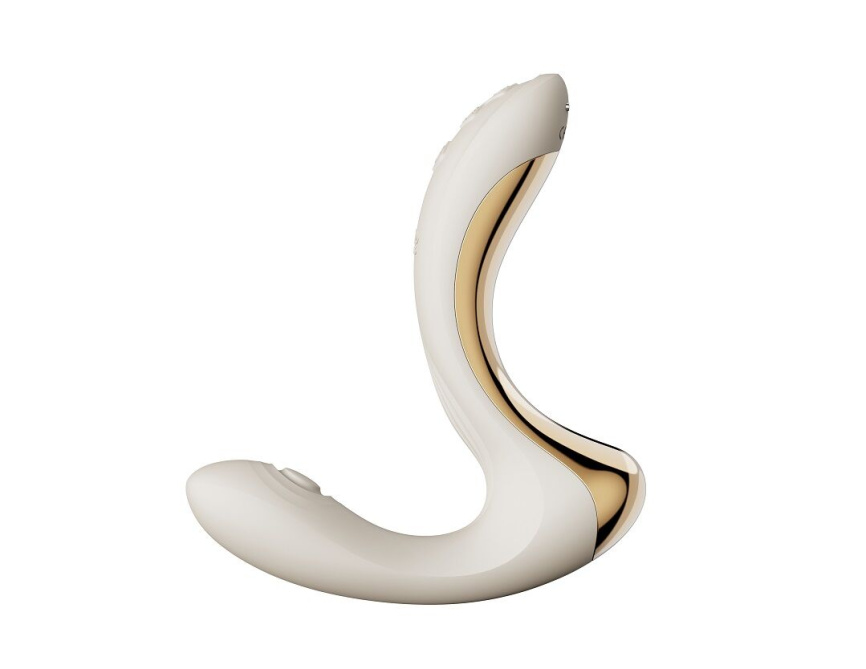 Вібратор-пульсатор з вакуумною насадкою Zalo – Talis G-Spot PulseWave Vibrator Ivory White фото 3