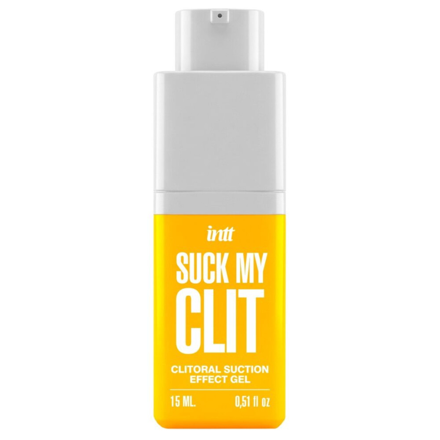 Смоктайзер для клітора Intt Suck My Clit Tropical Mango (15 мл), манго, гель з ефектом посмоктування фото 2