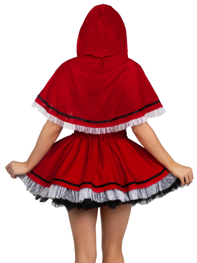 Костюм Червоної Шапочки Leg Avenue Flirty Miss Red Top and Skirt XS фото 2