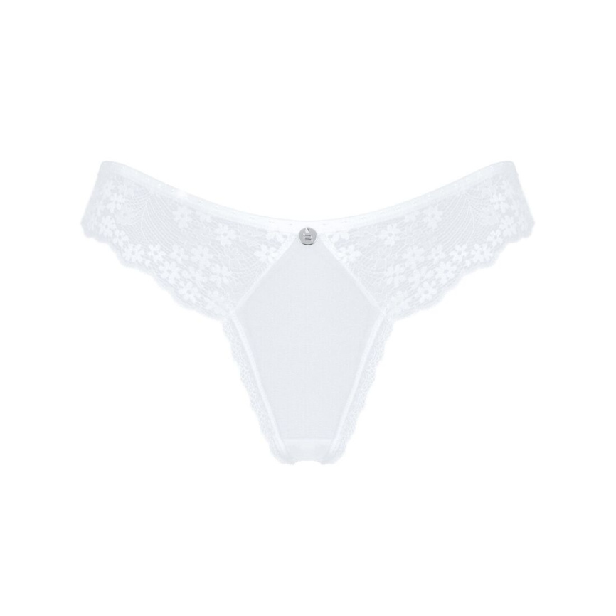 Напівпрозорі трусики Obsessive Heavenlly panties XS/S, відкриті сідниці фото 12
