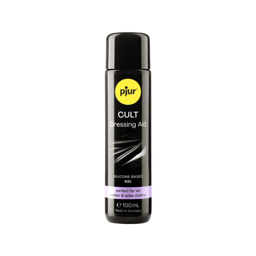 Змазка для латексу та гуми pjur Cult Dressing Aid 100 мл, для полегшення надягання фетиш-вбрання фото 4
