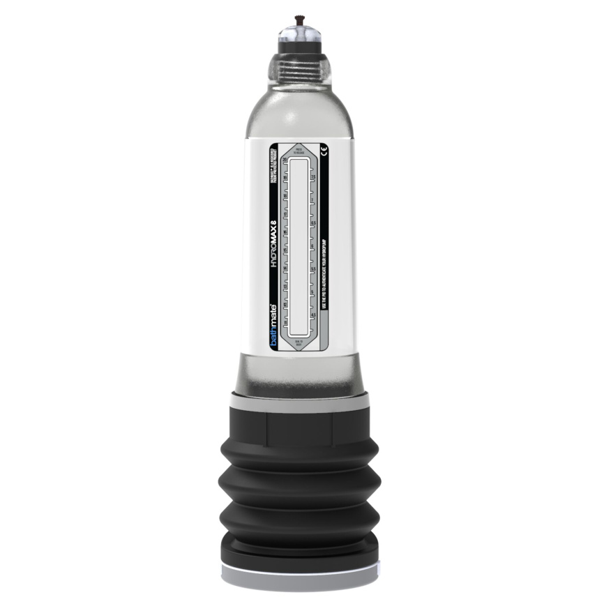 Гідропомпа Bathmate Hydromax 8 Clear, для члена довжиною від 15 до 20 см, діаметр до 5,5 см фото 1