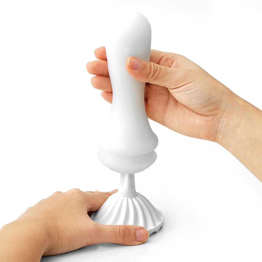 Мастурбатор Tenga Flex Silky White с изменяемой интенсивностью, можно скручивать фото 10