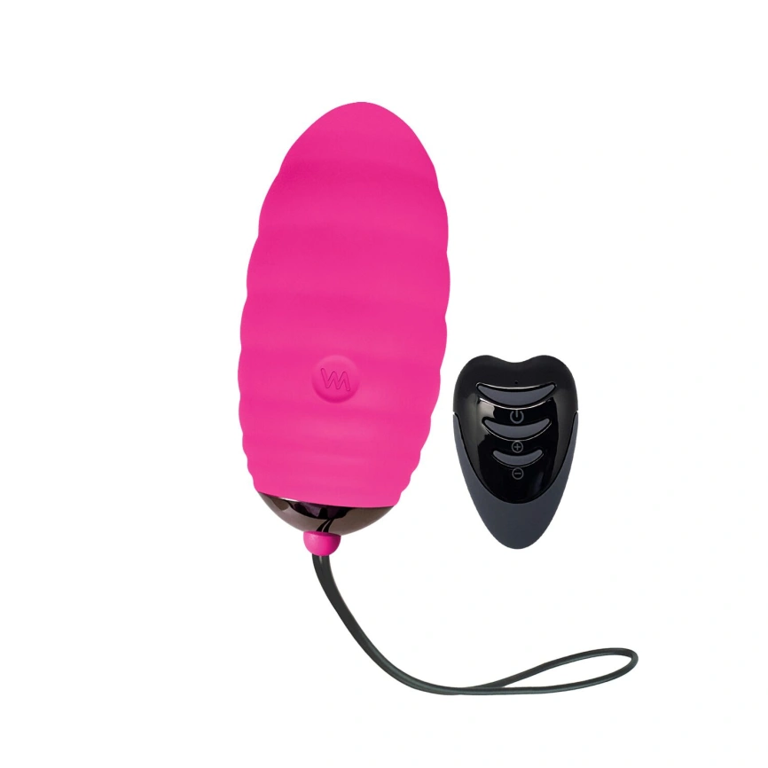 Виброяйцо Adrien Lastic Ocean Breeze 2.0 Pink, пульт ДУ, очень мощный мотор, 10 виброрежимов фото 2