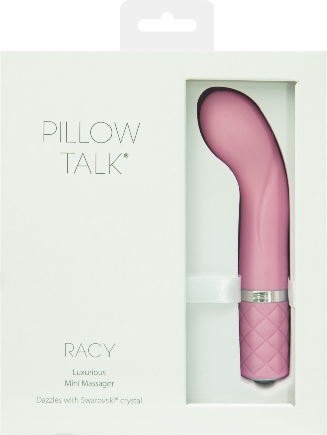 Розкішний вібратор Pillow Talk - Racy Pink з кристалом Swarovski для точки G, подарункове паковання фото 9