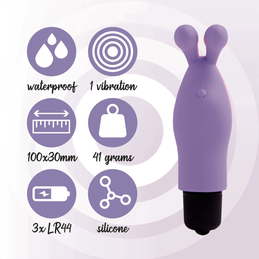 Вібратор на палець FeelzToys Magic Finger Vibrator Purple фото 5