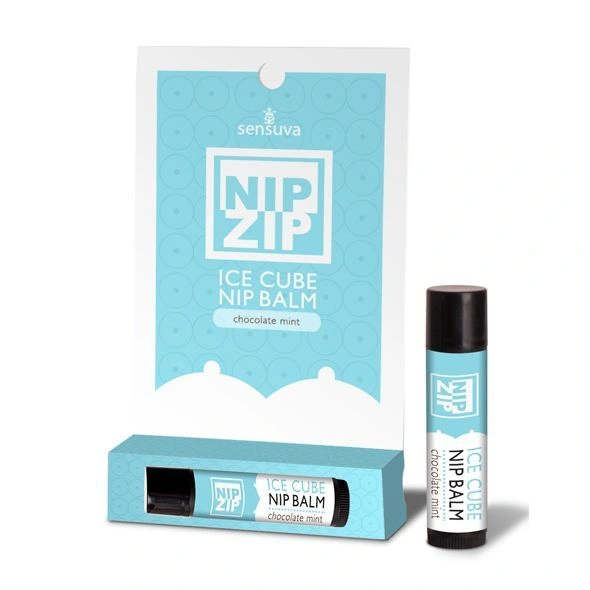 Стимулирующий бальзам для сосков Sensuva Nip Zip Chocolate Mint (4 г), охлаждающий фото 1