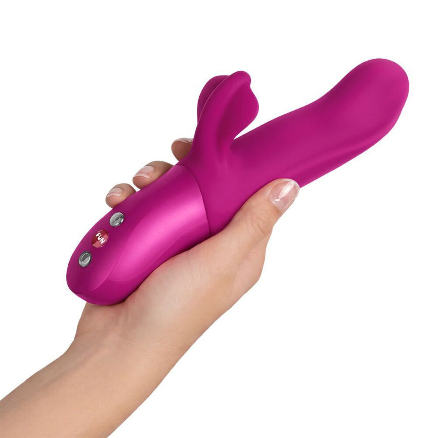 Пульсатор з вібрацією кліторального відростка Fun Factory BI STRONIC FUSION Magenta (м'яте паковання!!!) фото 10