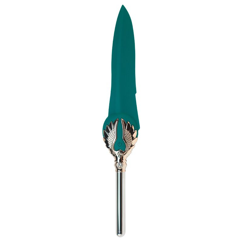 Вишуканий вібратор Knight Jenay FLOWERS & SWORD, маска, стрічка та лубрикант у комплекті фото 10