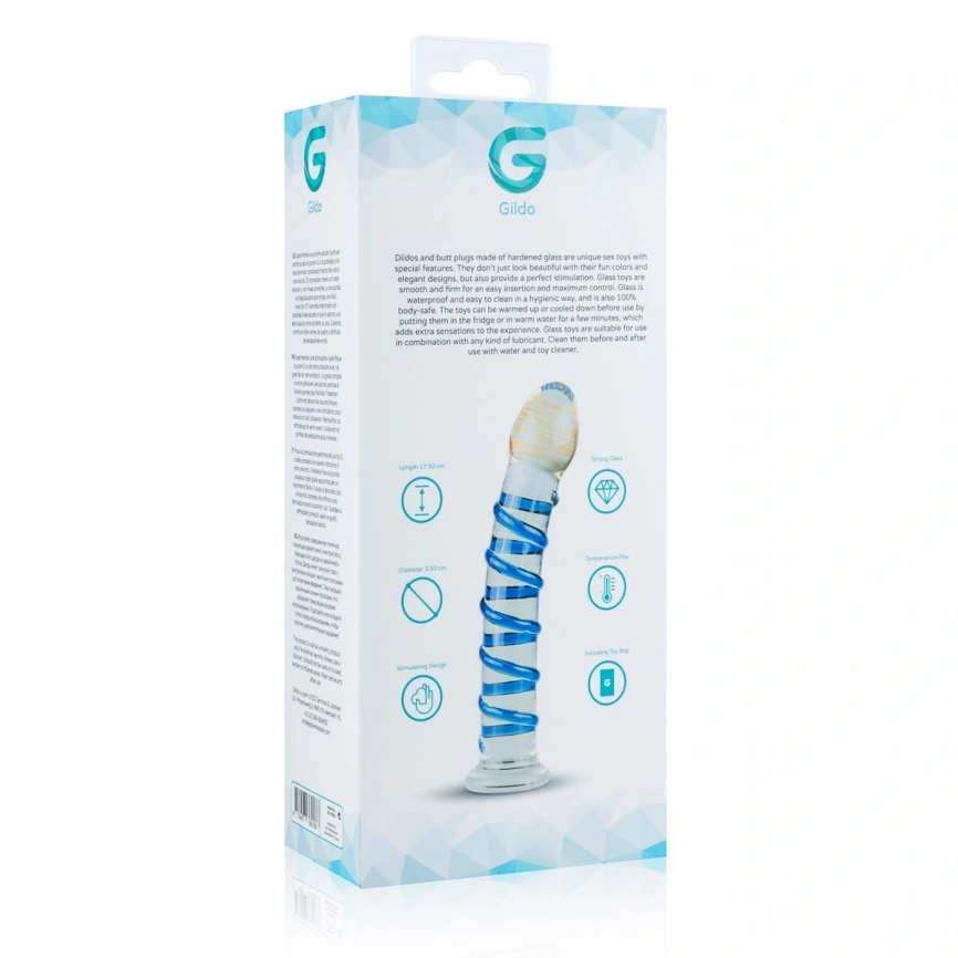 Стеклянный дилдо Gildo Glass Dildo No. 1 фото 6