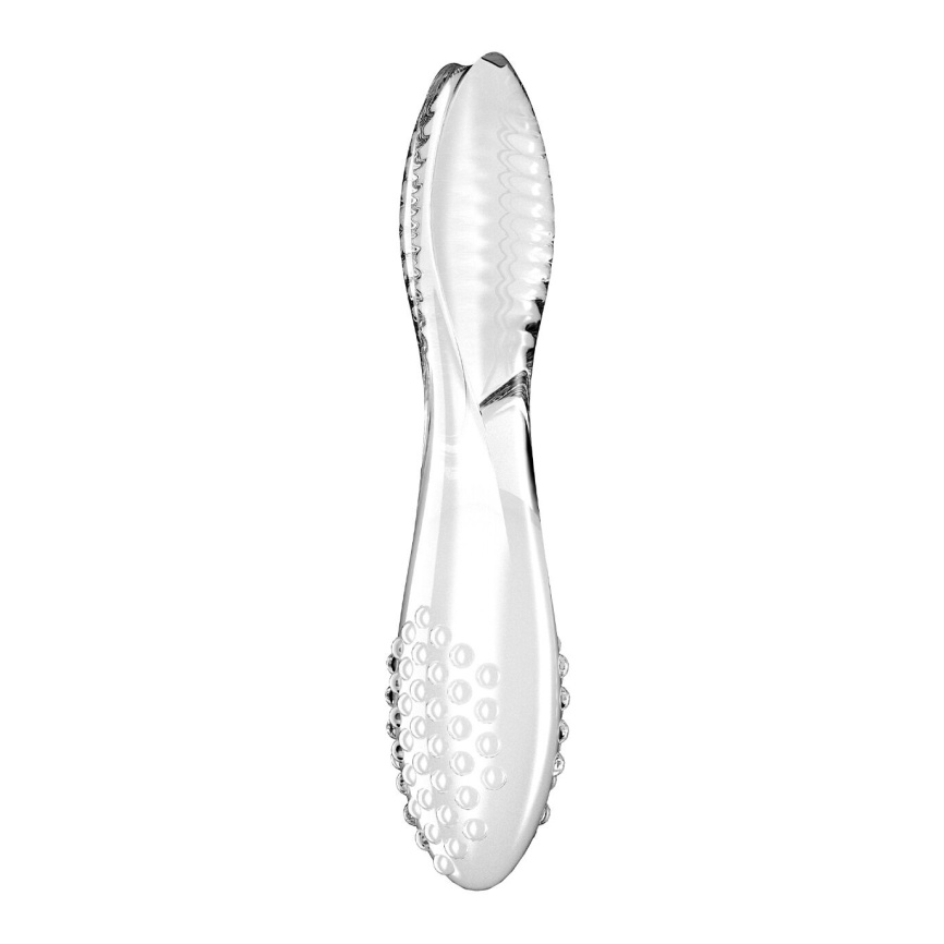 Двосторонній скляний дилдо Satisfyer Dazzling Crystal 2 Transparent фото 2