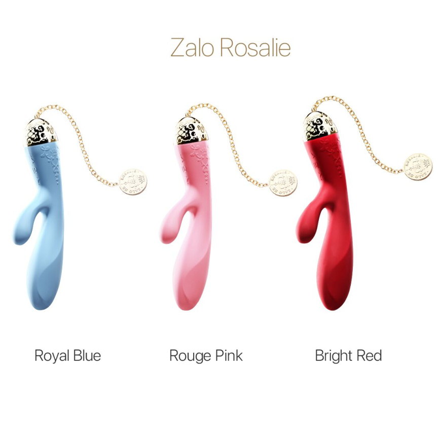 Смартвібратор-кролик Zalo — Rosalie Royal Blue фото 10