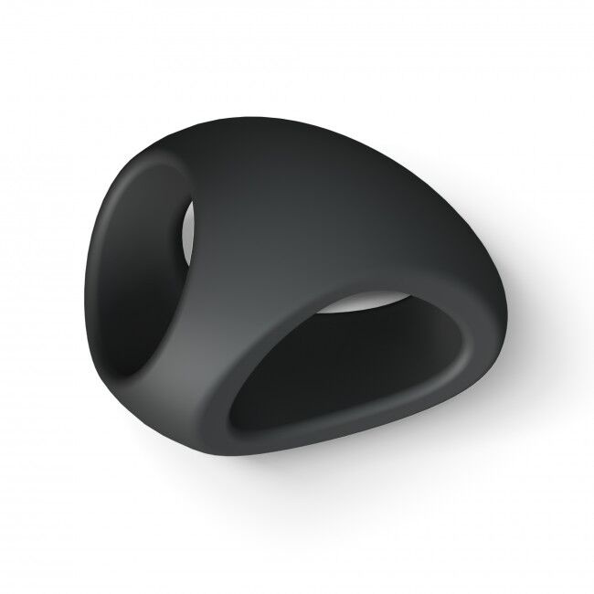 Ерекційне кільце подвійне Love To Love FLUX RING - BLACK ONYX фото 6