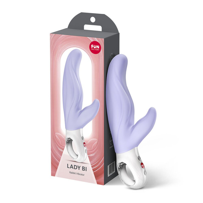 Вібратор-кролик для точки А Fun Factory LADY BI Purple, 2 мотори, 12 режимів фото 8