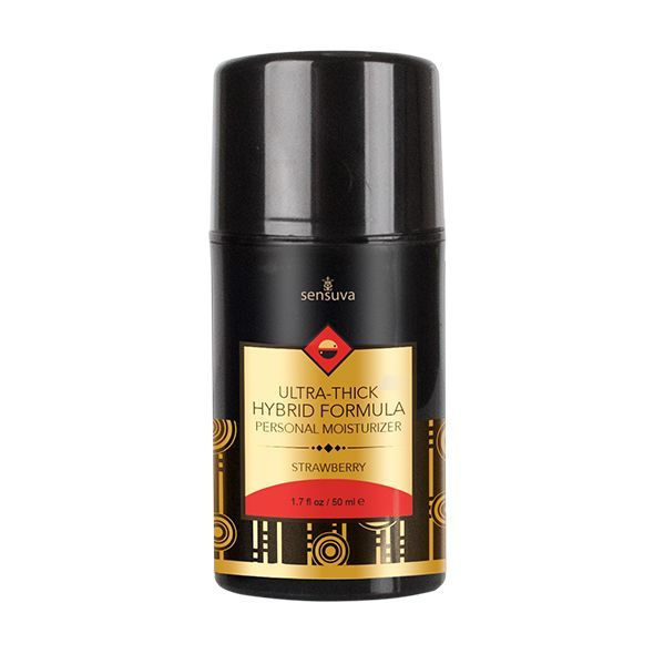 Густий крем-змазка на гібридній основі Sensuva UltraThick Hybrid Formula Strawberry (100 мл) фото 1
