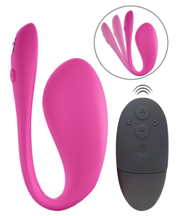 Смарт-віброяйце We-Vibe Jive 2 Electric Pink, пульт ДК, до 4 годин роботи фото 1