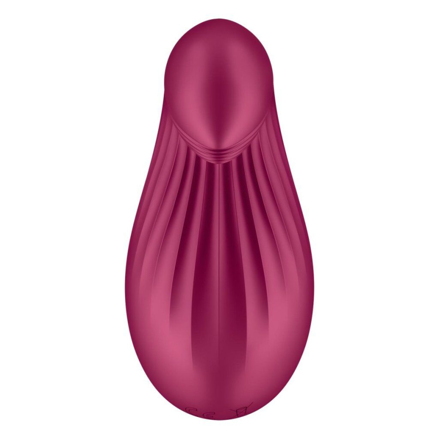 Вібратор Satisfyer Dipping Delight Berry, 2 мотори, гнучкий кінчик фото 5