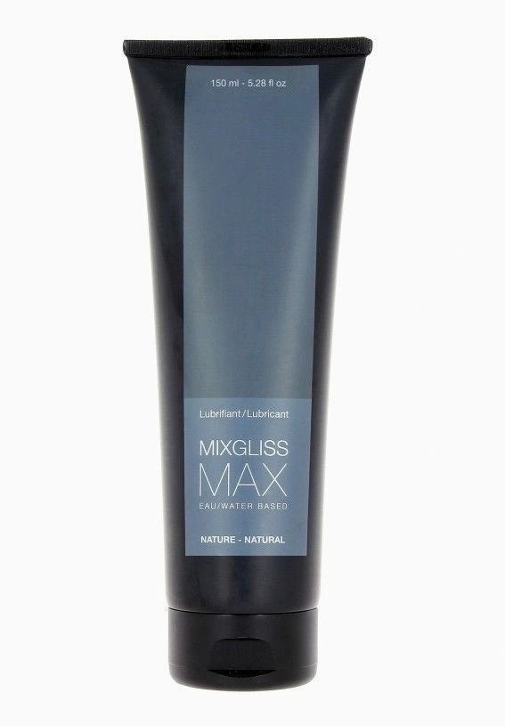 Анальный гель-смазка MixGliss MAX NATURE (150 мл) на водной основе с экстрактом алоэ фото 1