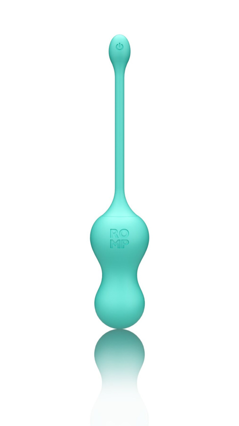 Віброяйце для точки G з пультом керування Romp Cello Light Teal, водонепроникне фото 4