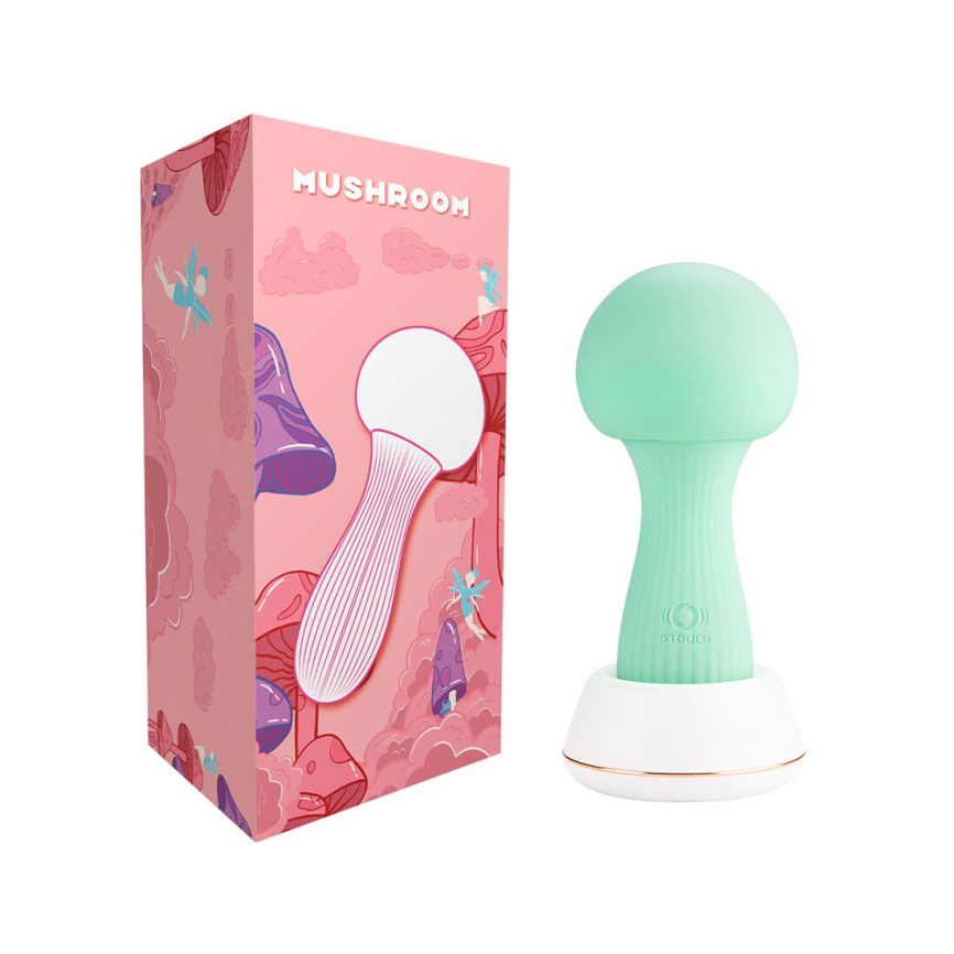 Вібромасажер Otouch MUSHROOM Teal, 7 режимів, функція нічника, технологія «старт-стоп» фото 2