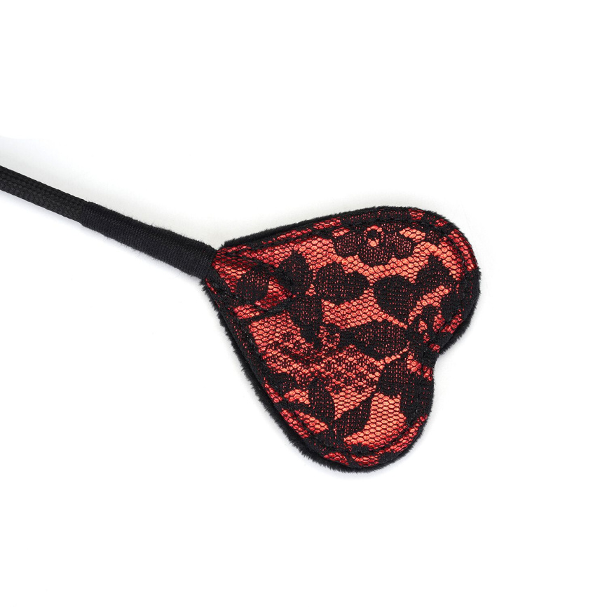 Шльопалка-сердечко Liebe Seele Victorian Garden Riding Crop, двостороння фото 2