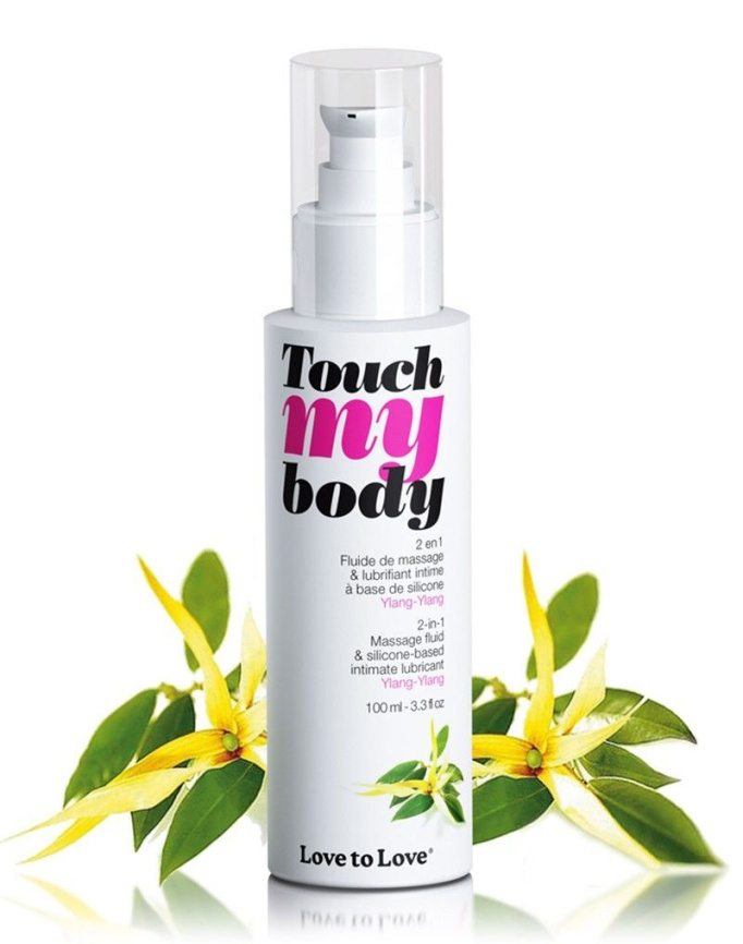 Масажний гель і змазка 2в1 Love To Love TOUCH MY BODY Ylang-Ylang (100 мл) зволожувальний фото 1