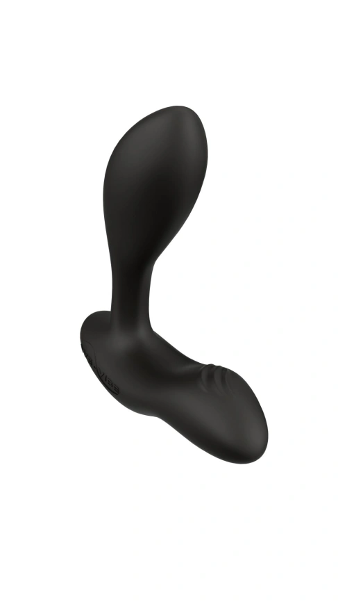 Смарт-вибромассажер простаты We-Vibe Vector+ CHARCOAL BLACK, пульт ДУ, регулируемый угол наклона фото 4