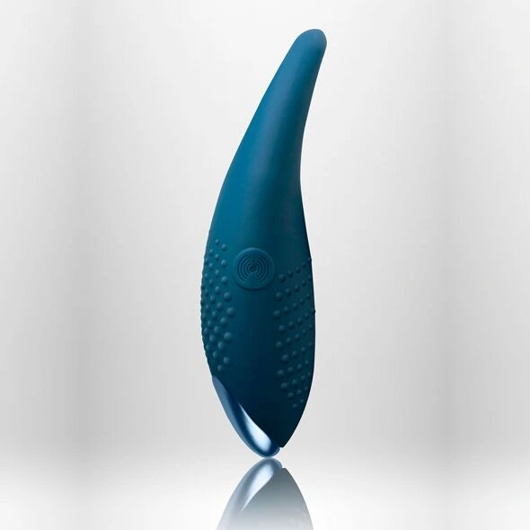 Эрекционное кольцо с вибрацией Rocks Off Empower Blue фото 4