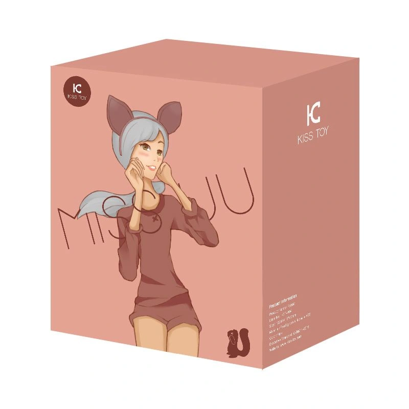Вакуумный стимулятор с вибрацией KISTOY Miss UU Orange, игрушка 2-в-1 фото 4