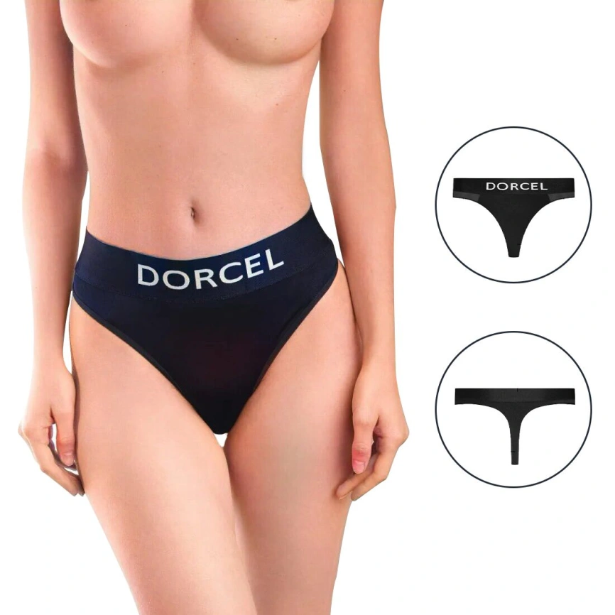 Трусики с карманом для вибратора Dorcel PANTY LOVER XXL фото 1