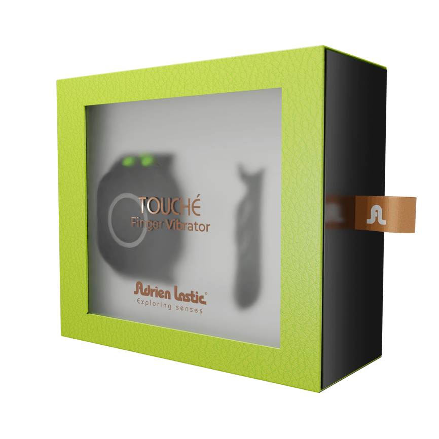 Вібратор на палець Adrien Lastic Touche (L) для глибокої стимуляції з пультом керування на руці фото 5