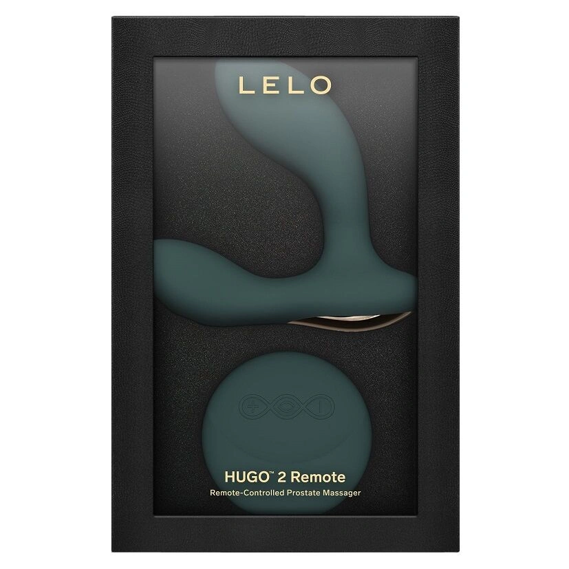 Массажер простаты LELO Hugo 2 Remote Green, 2 мотора, очень мощный, пульт ДУ фото 4