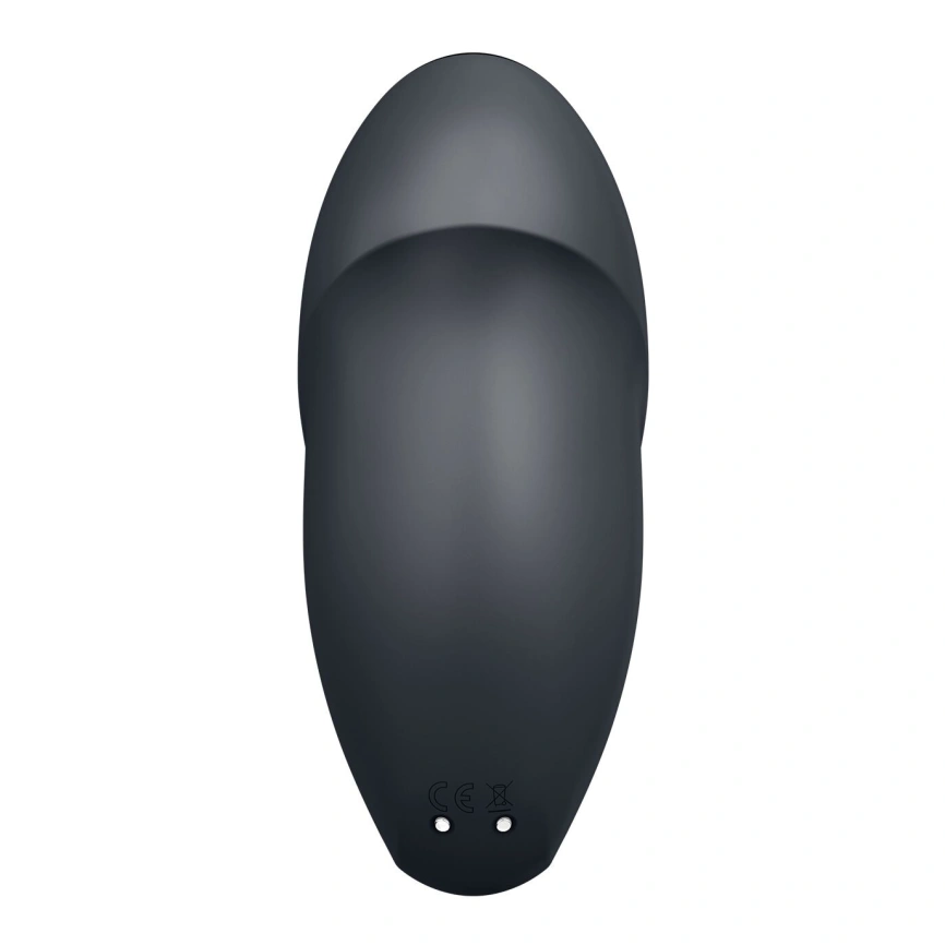 Вибростимулятор-пульсатор Satisfyer Tap & Climax 1 Grey, эффект постукивания пальцем, 2 мотора фото 6
