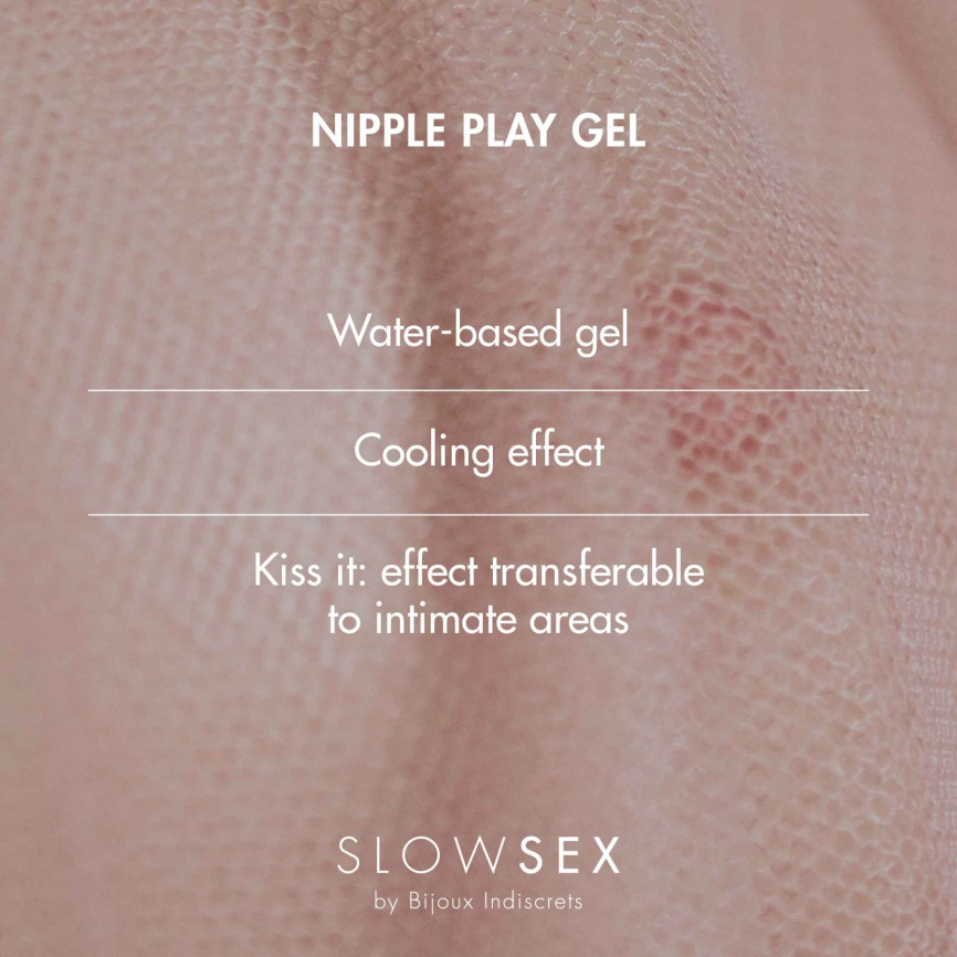 Стимулювальний бальзам для сосків Bijoux Indiscrets Slow Sex Nipple play gel фото 3