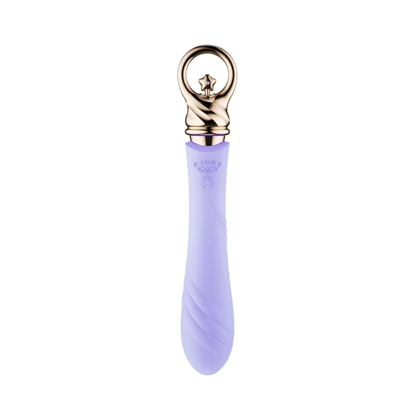 Вибратор для точки G с подогревом Zalo Sweet Magic - Courage Fantasy Violet фото 6