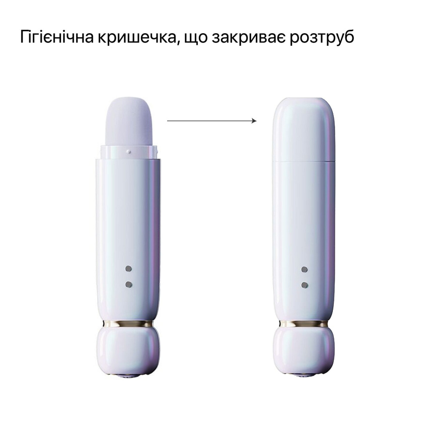 Вакуумний кліторальний стимулятор Zalo Lia Lavender Purple, 3 насадки, 3 режими, різна інтенсивність фото 17