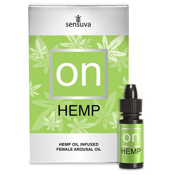 Збуджувальні краплі для клітора Sensuva – ON for Her Hemp Infused Arousal Oil (5 мл) з олією конопель фото 1