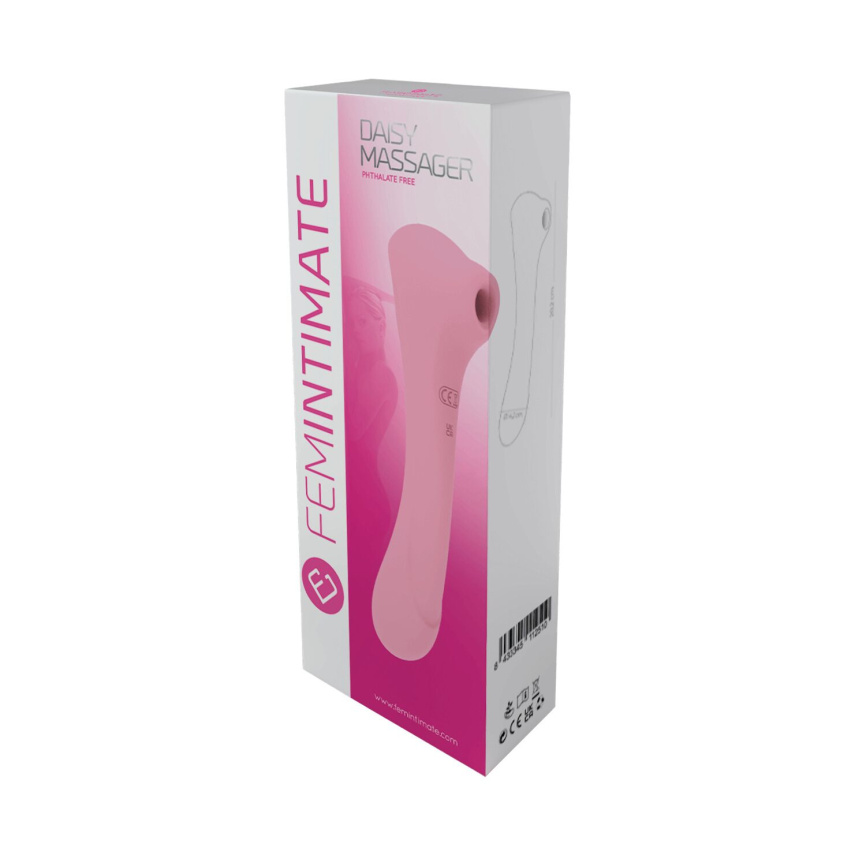 Вакуумний кліторальний стимулятор Femintimate Daisy Massager Pink фото 5