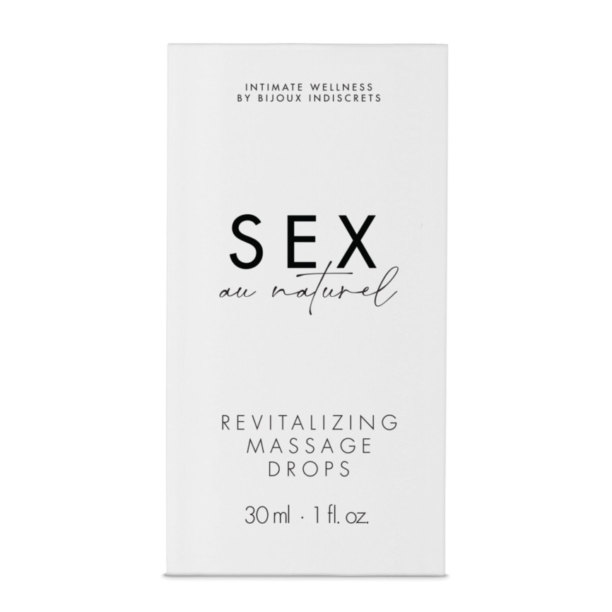 Відновлювальні краплі для масажу Bijoux Indiscrets Sex au Naturel — Revitalizing Massage Drops фото 3