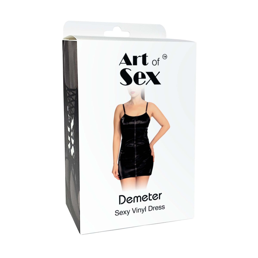 Лакована сукня Art of Sex - Demeter, колір червоний, розмір XL фото 3