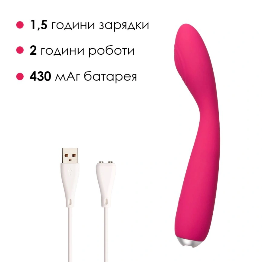 Вибратор для клитора и точки G Svakom Iris Plum Red фото 4