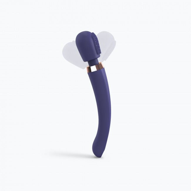 Вібромасажер з силіконовою щіточкою Love to Love Brush Crush – Midnight Indigo фото 4