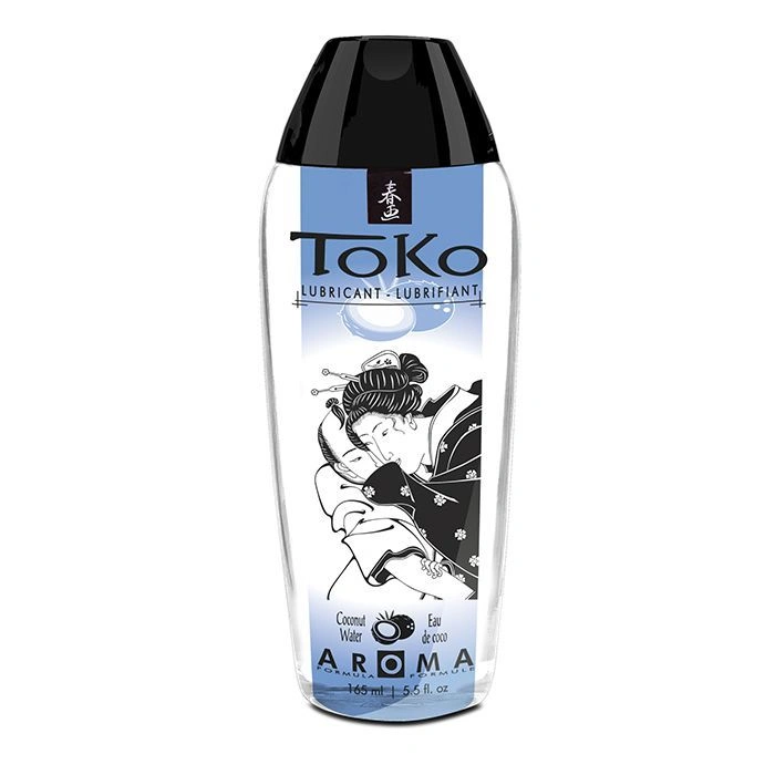 Лубрикант на водной основе Shunga Toko AROMA – Coconut Water (165 мл), не содержит сахара фото 1